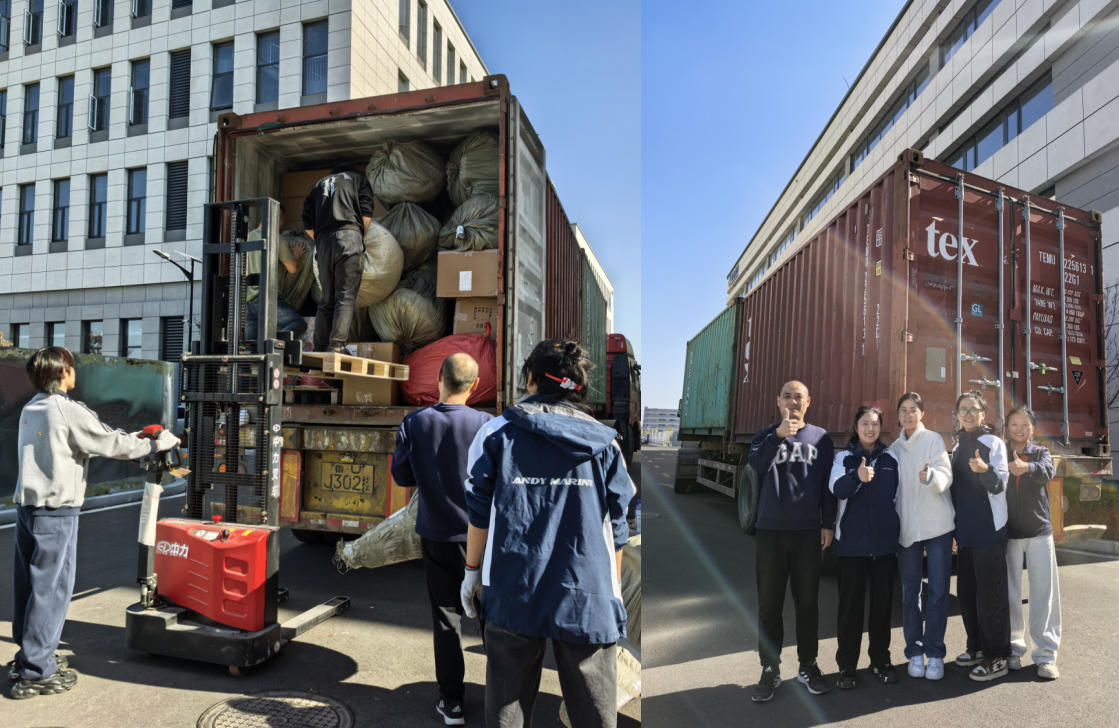 Carregamento de contêineres para a Austrália concluído!