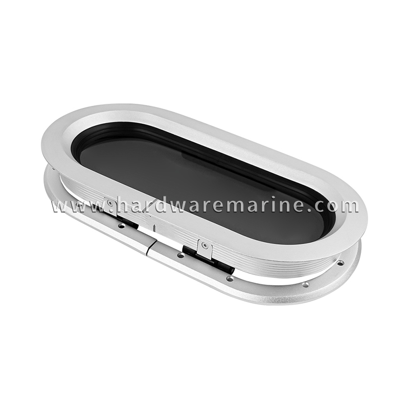 Janela oval de alumínio para vigias de barco