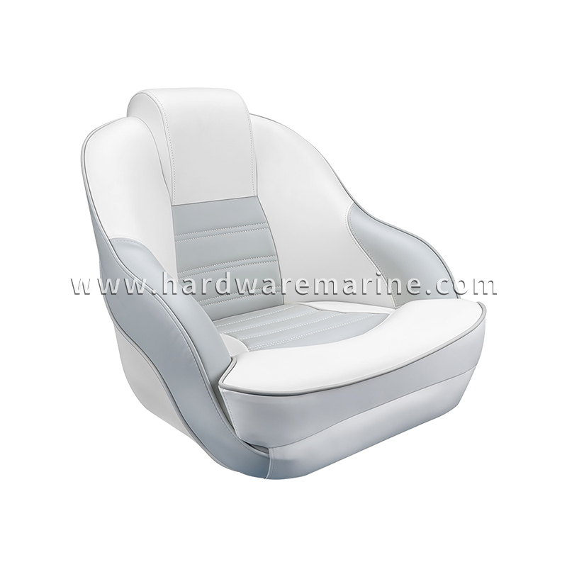 Assento marítimo ergonômico com encosto baixo