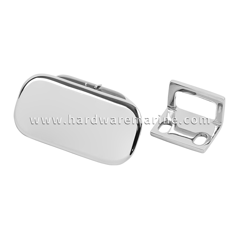 Trava de escotilha nivelada 79×40mm SS 316